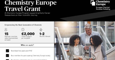 Chemistry Europe Travel Grant